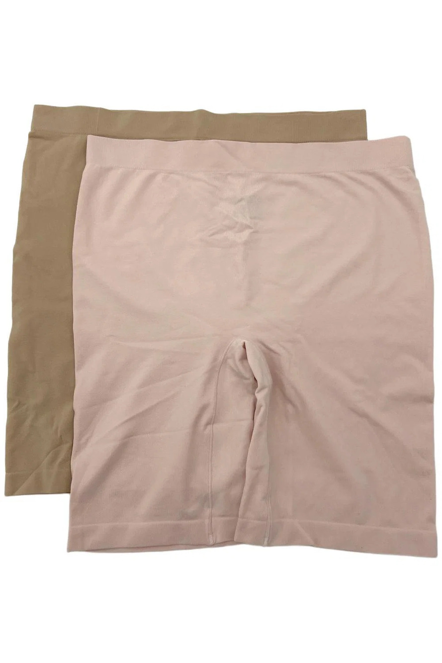 Jockey Women's 2-Pk Skimmies Original Slip Short Light/Coralmist - Regular